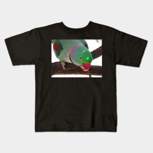 Rose-ringed Parakeet Kids T-Shirt